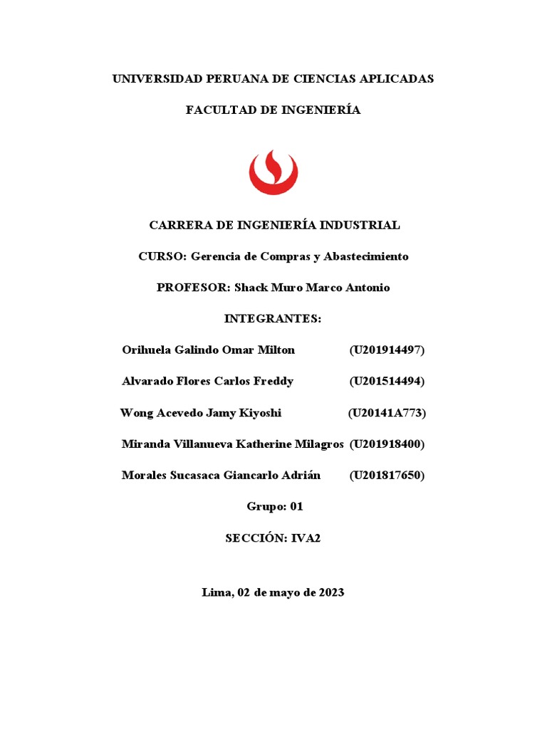 Control n 2 grupo 1 ultima version pdf inventario log stica
