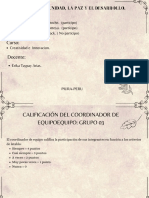 Integrantes:: "Año de La Unidad, La Paz Y El Desarrollo