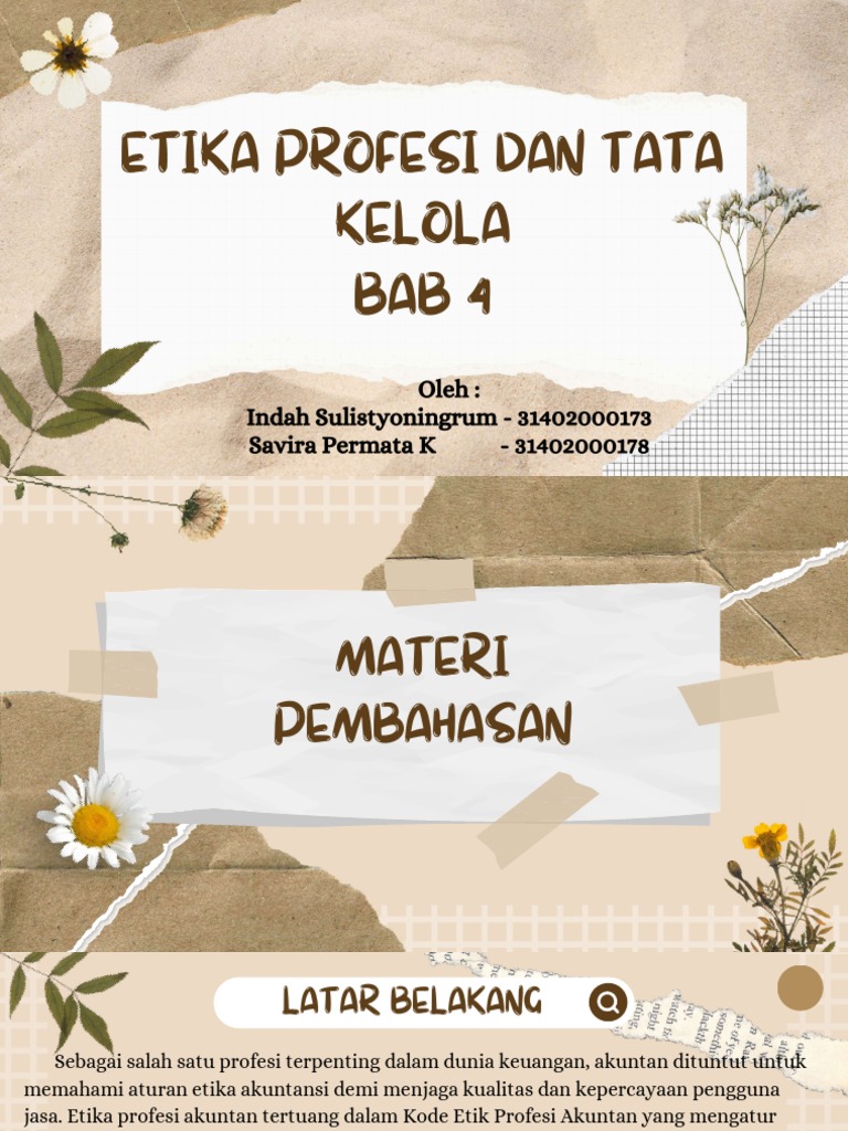 ETIKA PROFESI DAN TATA KELOLA - Compressed | PDF