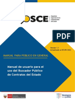 Manual de Usuario Del Buscador Público de Contratos v1.1 PDF