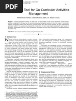 Download CCAMS A Tool for Co-Curricular Activities Management by Journal of Computing SN64328277 doc pdf