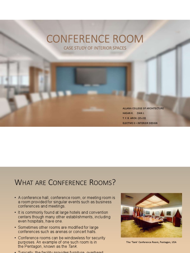Conference Room Design Case Study | PDF