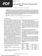Download An Efficient Blocking algorithm for Privacy Preserving Data Mining by Journal of Computing SN64328376 doc pdf