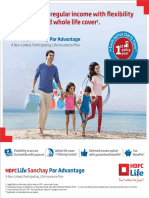HDFC Life Sanchay Par Advantage Retail Brochure PDF
