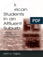 (John U. Ogbu, With The Assist Davis) - Black American Students in An Affluent Suburb - A Study of Academic Disengagement