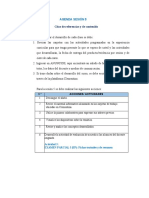 Agenda Sesión 5