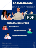 Peran Agama Dalam Kehidupan Manusia - Kelompok 3 PDF