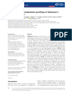 2019 - High-Resolution Metabolomic Profiling of Alzheimer's PDF