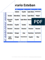 Horario 5 Dias