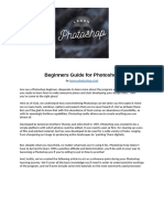 Beginners Guide For Photoshop PDF