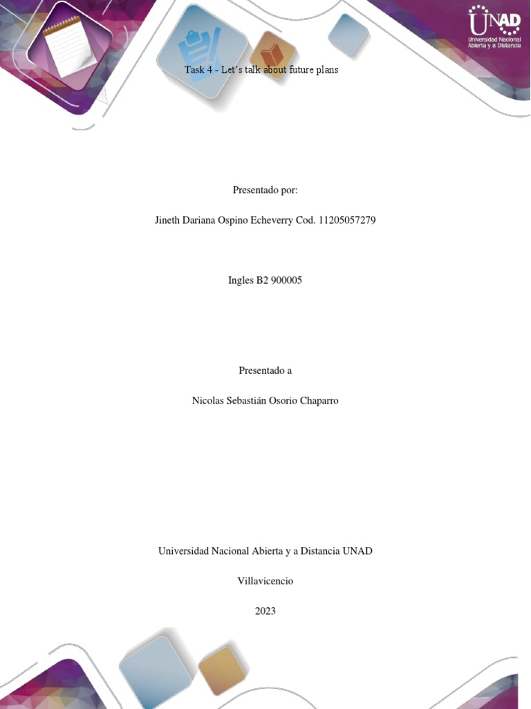 Task 4 Let S Talk About Future Plans Pdf Pdf
