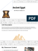 Thematic Unit - Ancient Egypt