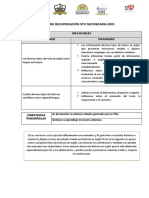 Carpeta de Recuperación Inglés 5to Secundaria 2023 PDF