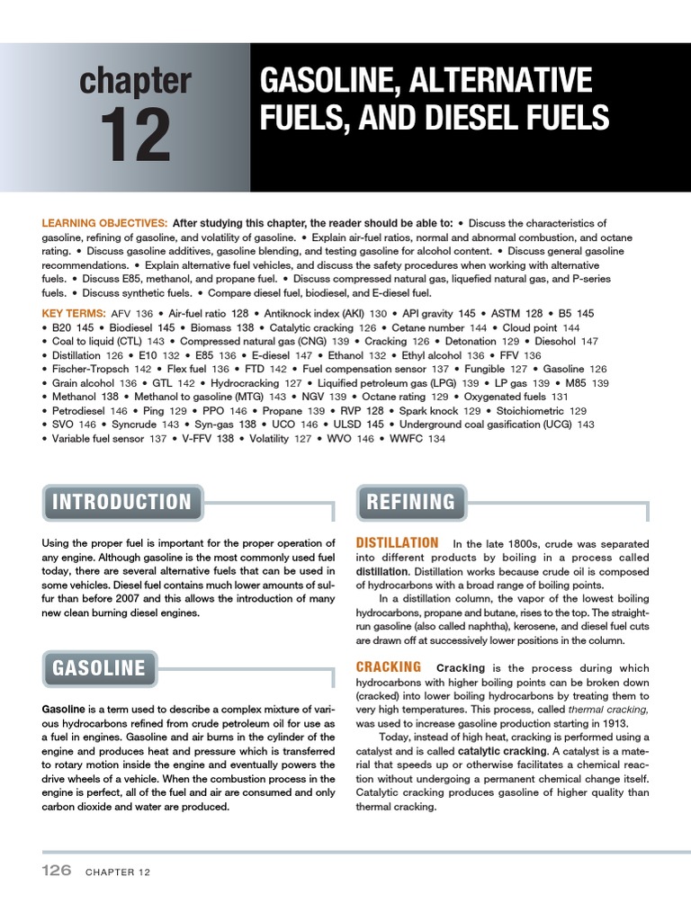 Gasolina PDF | PDF | Cracking (Chemistry) | Gasoline