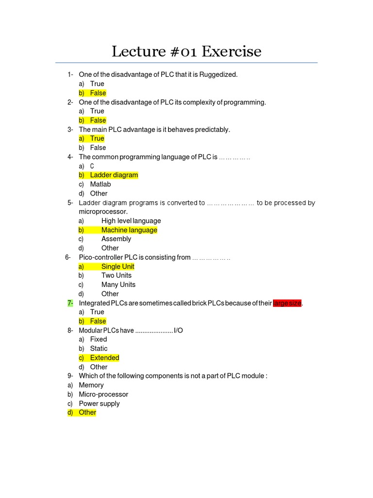 SOLVED MCQ Training On Lec 1 & 2 PDF PDF Programmable Logic