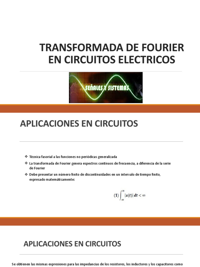 Transformada de fourier en circuitos electricos final 071615