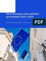 Eesti - Euroopa Liidu Poliitika Prioriteedid 2022-2023