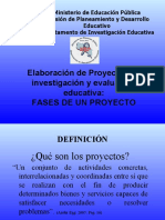 Fases de Un Proyecto de Investigación y Evaluación1.pps