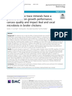 9-Hydroxychloride Trace Minerals Have A Positive On Growth Performance, Carcass Quality and Impact Ileal and Cecal Microbiota in Broiler Chickens PDF