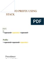 Evaluation of Prefix