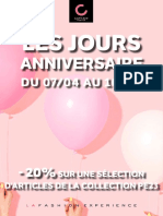 Plaquette - Jours Anniversaire - Avril - CH PDF