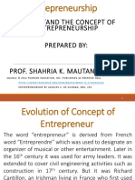 Entrepreneurship For Senior High School Lesson 1 PDF