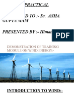 Wind Energy Practical