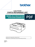 Laser Printer Parts Reference List