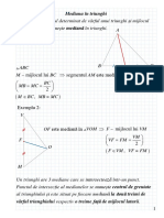 2 Mediana in Triunghi PDF