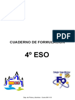 Cuaderno Formulacion 4 Eso 2013 PDF