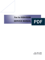 Série Aficio MP161F-Aficio MP161SPF Manual de Serviço (Fax)