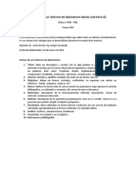 Formato de Un Informe de Laboratorio Básico PDF