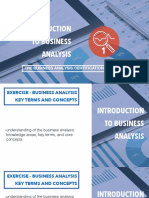 To Business Analysis