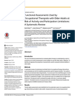 Functional Assessments Used by Occupational Therap PDF