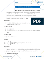 Mat Gu Jap Matrizes Multiplicacao de Matrizes PDF