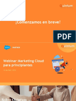 Webinar - Marketing Cloud Principiantes