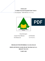 MAKALAH TAFSIR TARBAWI (Pendidikan Akhlak)