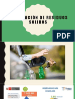 Segregación de Residuos Solidos PDF