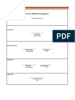 Service Market - PMP Project Simulation