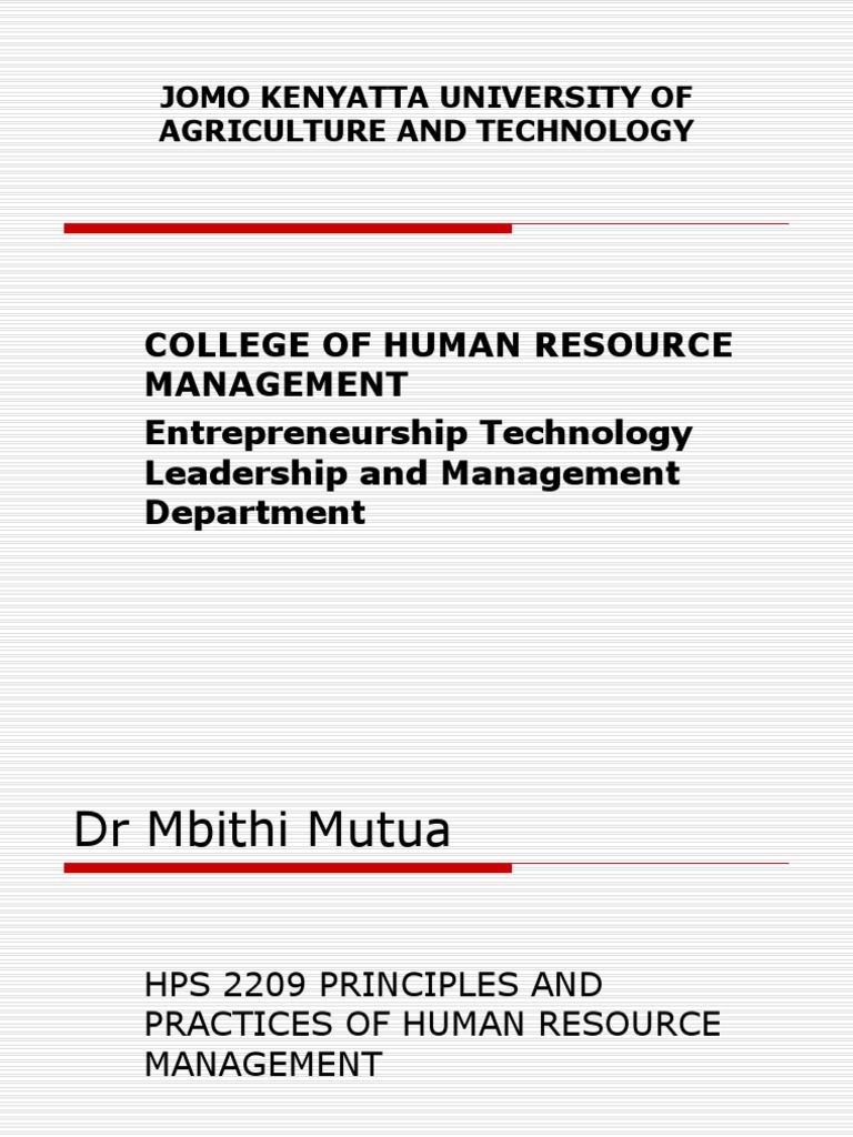 Human Resource Development PDF