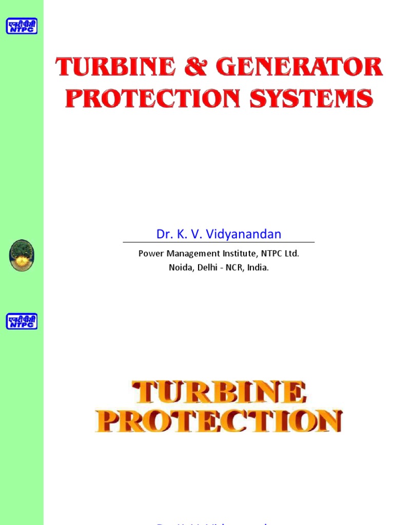 Turbine + Generator Protections | PDF | Electric Generator | Relay