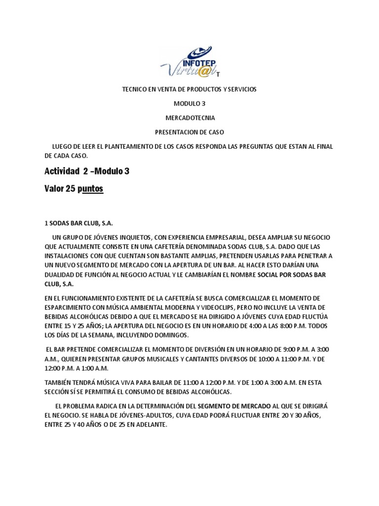 Actividad 2 Modulo 3 Pdf Pdf