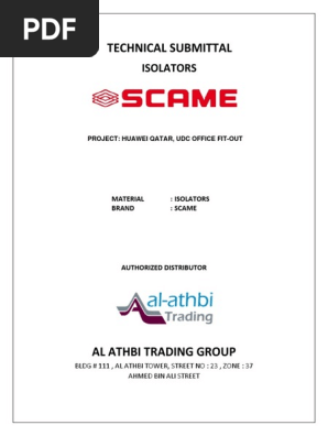 TECHNICAL SUBMITTAL-ISOLATOR.pdf
