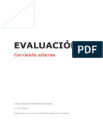 Circuito RL en corriente alterna con compensación de factor de potencia