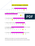 Identificación de Estrategias Limitantes