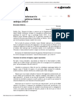 La Jornada - El Martes Se Informará La Decisión Del Gobierno Federal, Anticipa AMLO PDF