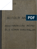 Alföldi András - Magyarország Népei És A Római Birodalom (1934) PDF