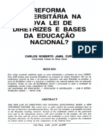 Reforma Universitária Na Nova LDB Da Educação Nacional PDF