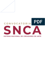 Convocatoria SNCA 2023 PDF