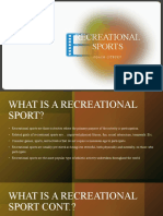 Recreational Sports